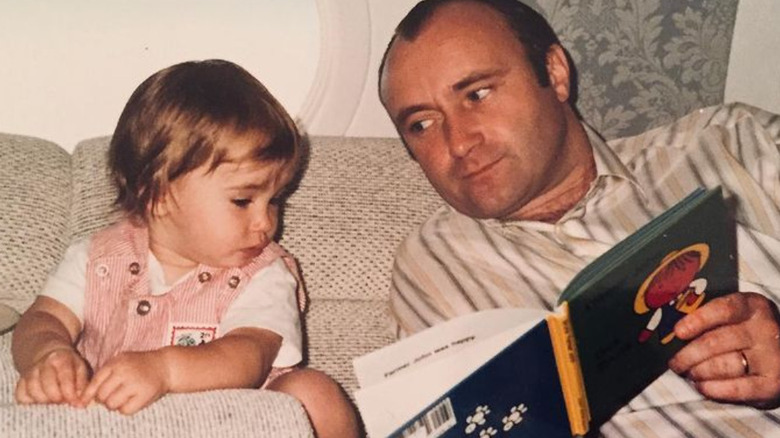 Lily Collins and dad Phil