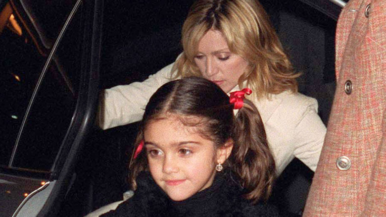 Lourdes Leon as a little girl