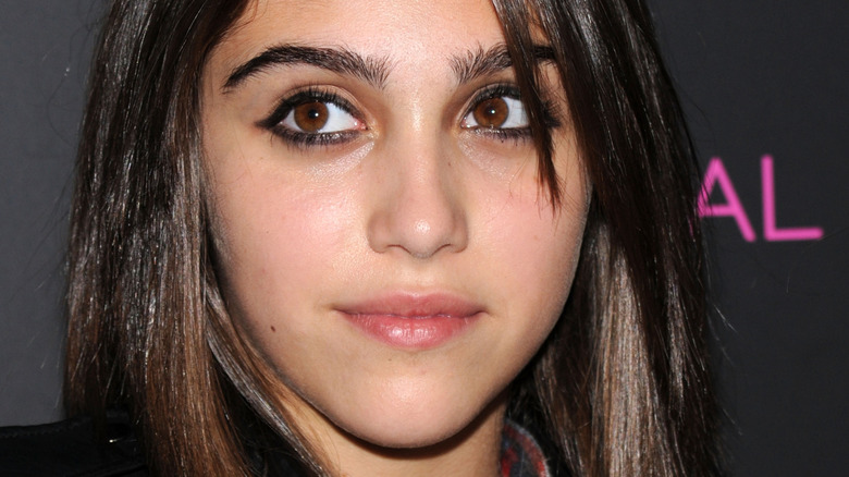 Lourdes Leon as a young woman