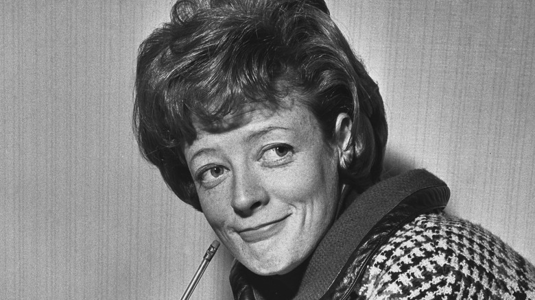 Maggie Smith smiling