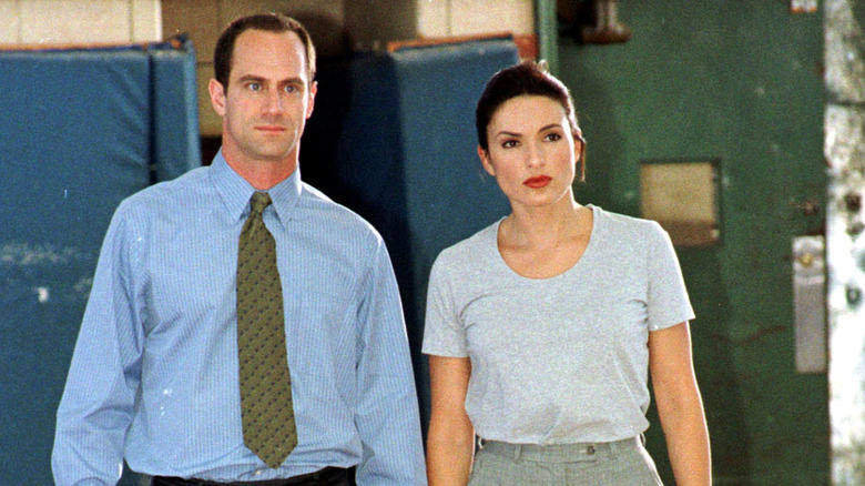 Mariska Hargitay with Christopher Meloni