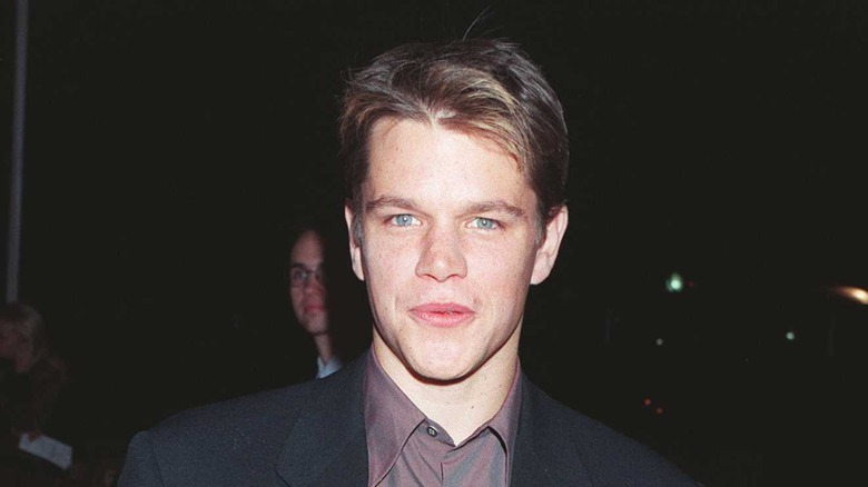 Matt Damon on a red carpet