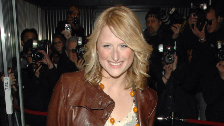 Mamie Gummer smiling