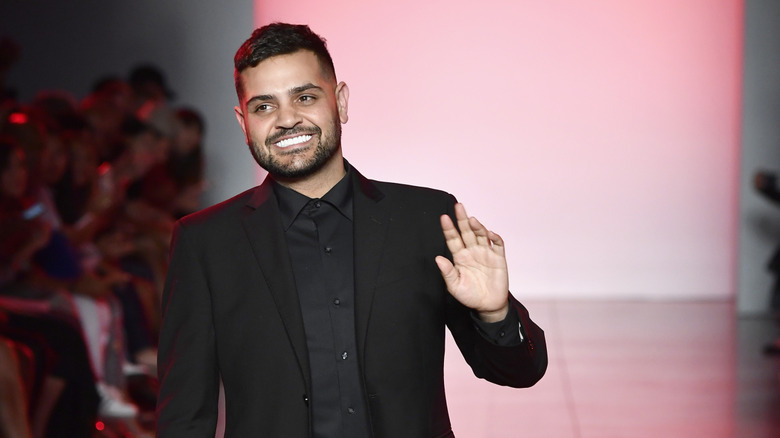 Michael Costello at New York Fashion Week in 2018
