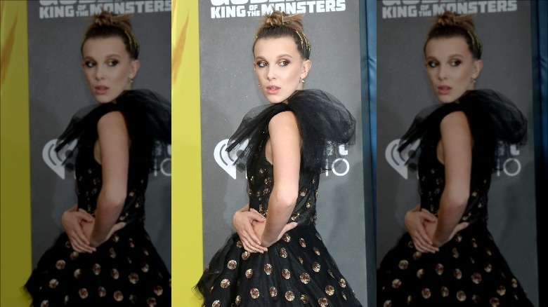 Millie Bobby Brown attends premiere