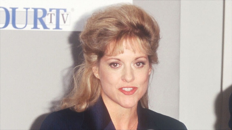 Nancy Grace speaking at a 