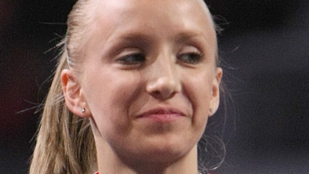 Young Nastia Liukin smiling