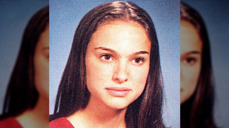 Natalie Portman in her high school yearbook