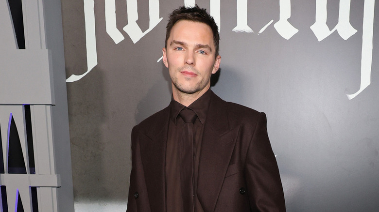 Nicholas Hoult at the premiere of Nosferatu