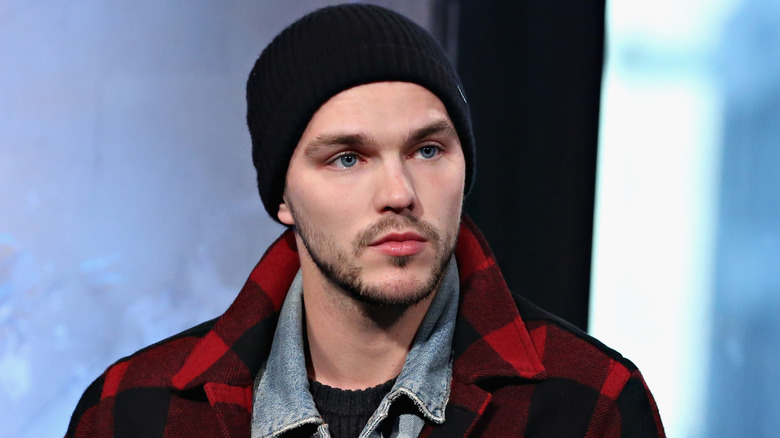 Nicholas Hoult at AOL Studios