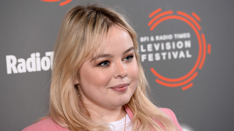 Closeup of Nicola Coughlan posing