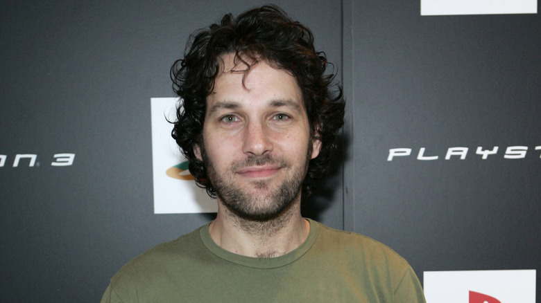 Paul Rudd with long hair