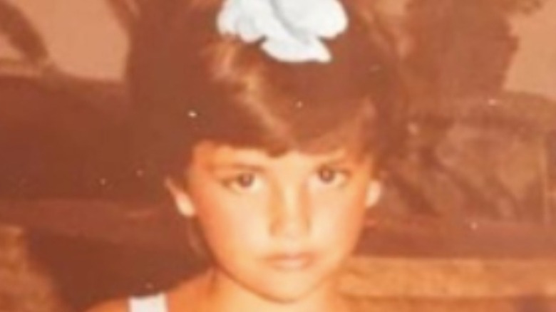 Penelope Cruz as a child