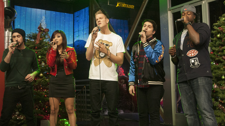 Pentatonix performing on stage