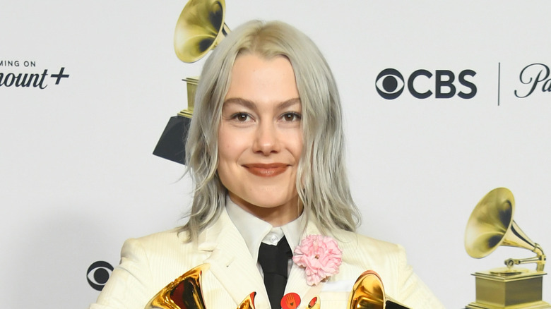 Phoebe Bridgers as a toddler, close-up