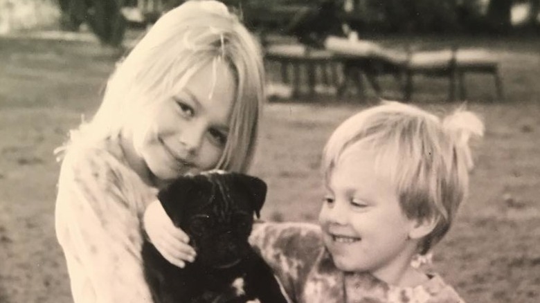Phoebe Bridgers, her brother as kids