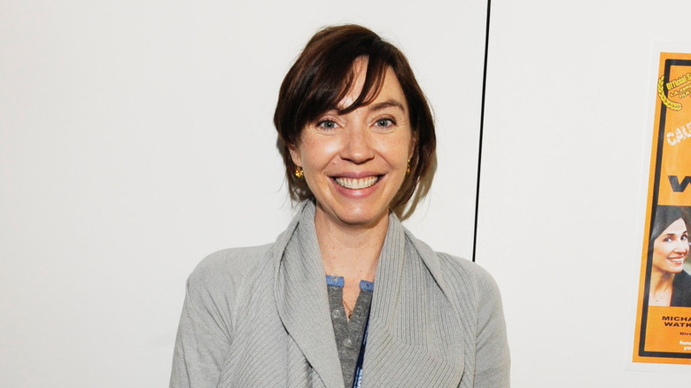 Stephanie Courtney smiling at event