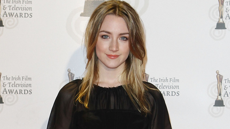 Saoirse Ronan smiling at the Irish Film and Television Awards in 2011