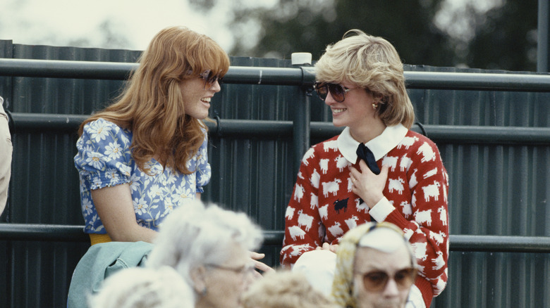 Sarah Ferguson and Princess Diana