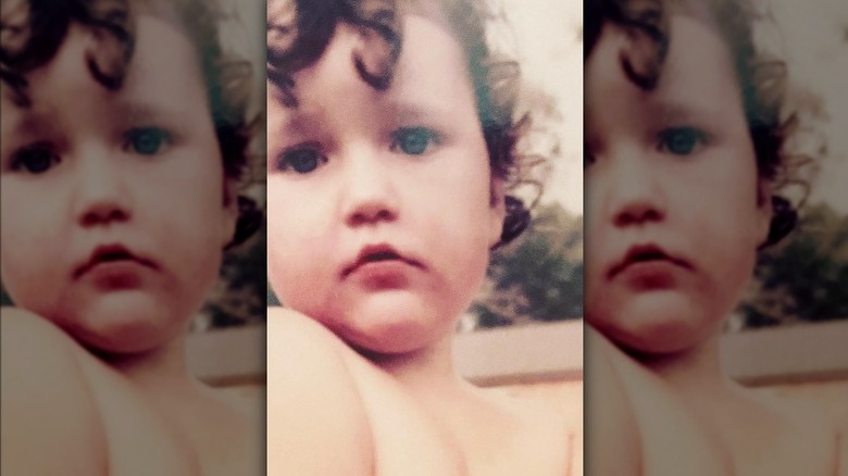 Savannah Guthrie as a toddler