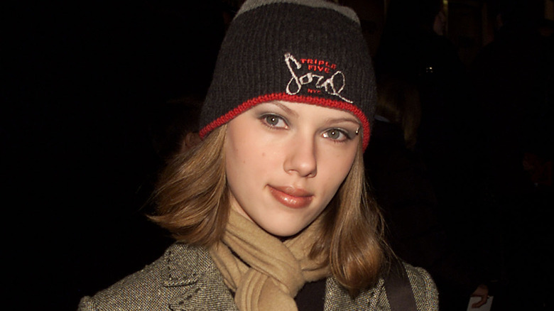 Scarlett Johansson at a premiere in 2000