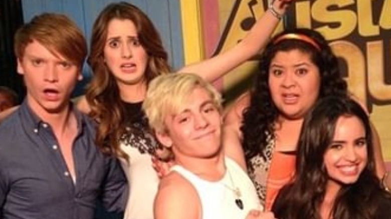 The cast of Austin & Ally