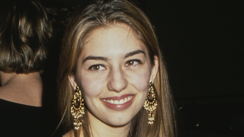 Sofia Coppola smiling the '90s