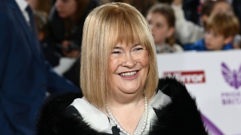 Susan Boyle smiling