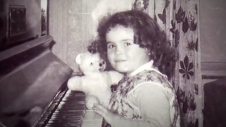 young Susan Boyle at the piano