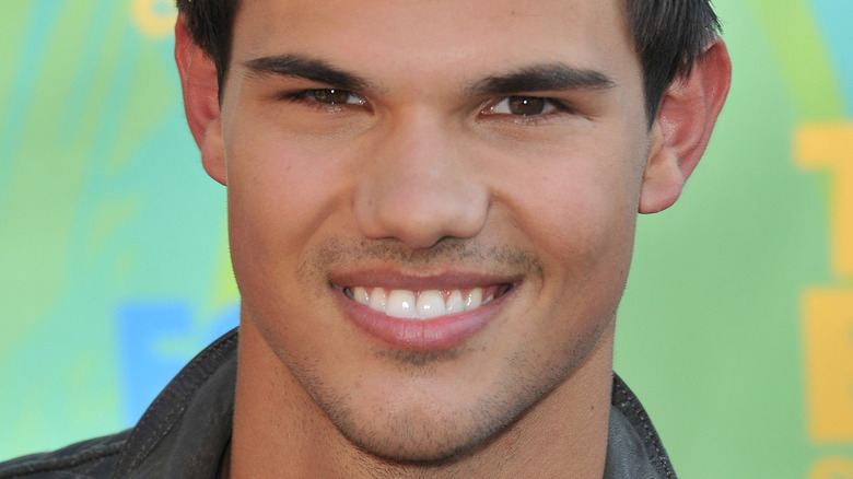 Taylor Lautner smiling