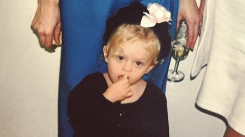 Tiffany Trump as a toddler