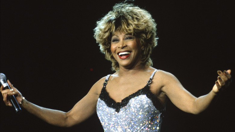 Tina Turner performing