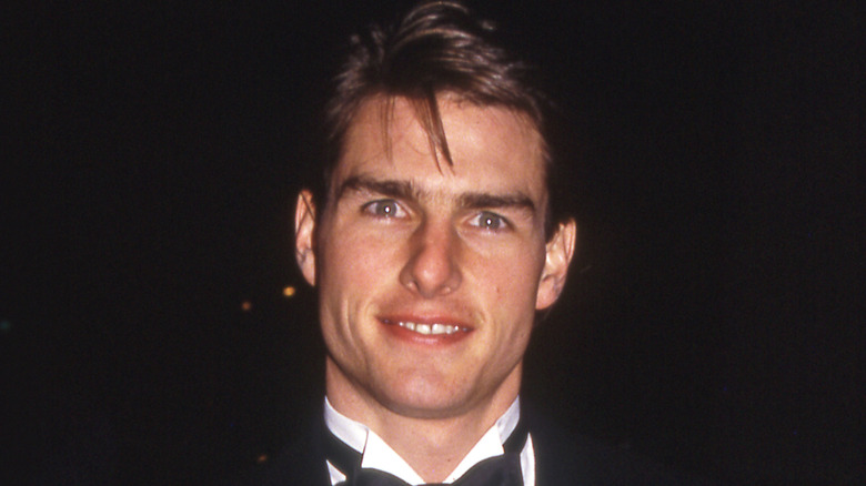 young tom cruise smiling