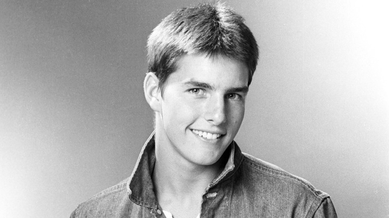 young tom cruise smiling