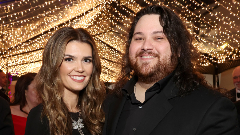 Wolf Van Halen and wife Andraia in 2024