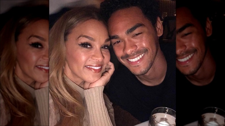 Sheree Zampino and Trey Smith
