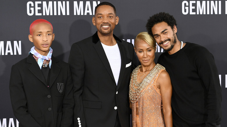Jaden, Will, Jada, and Trey Smith in 2019