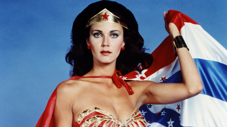 Lynda Carter as Wonder Woman in 1977