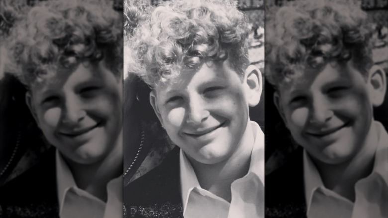 Teenage Cole Hauser smiling