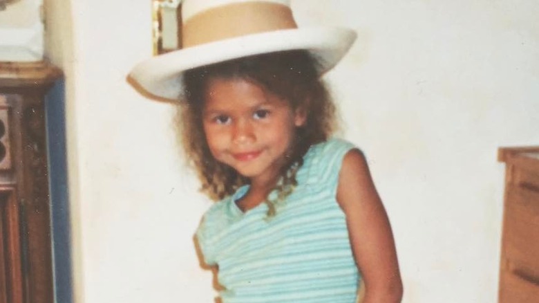 Zendaya as a child