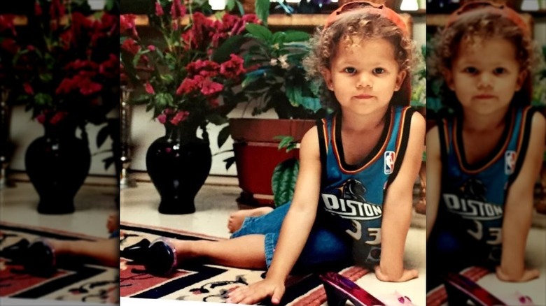 Zendaya as a kid