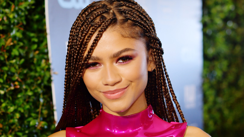 Zendaya smiling.