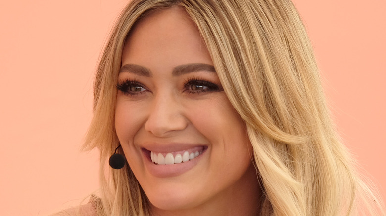 Hilary Duff smiling 