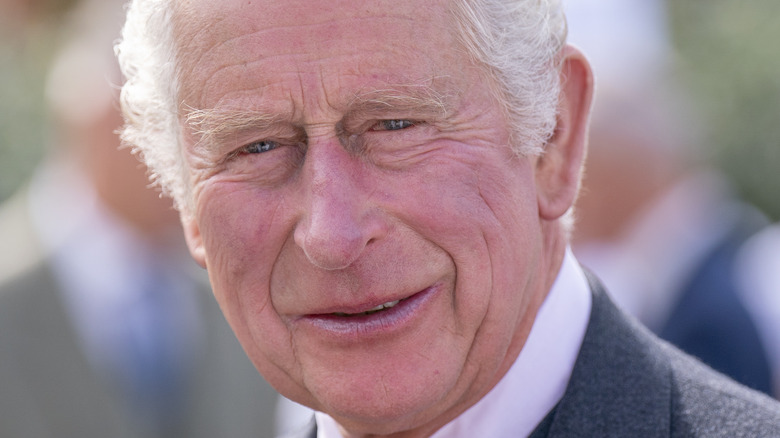 King Charles III at an event. 