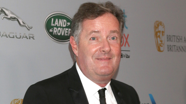 Piers Morgan on the red carpet