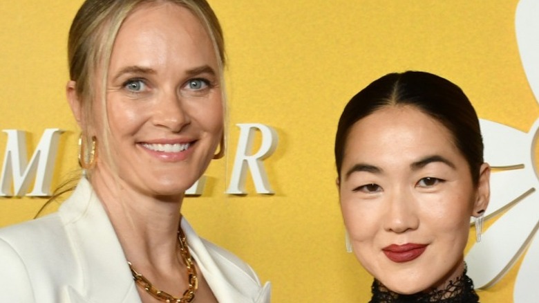 Rachel Blanchard and Jackie Chung attending premiere