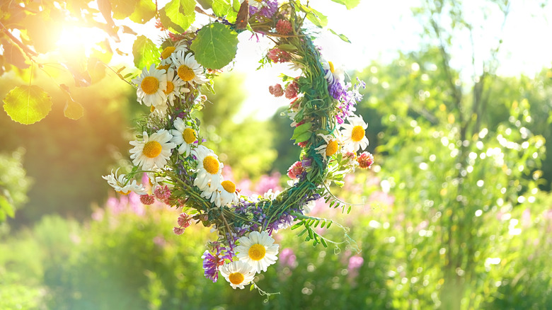 Wildflower wreath