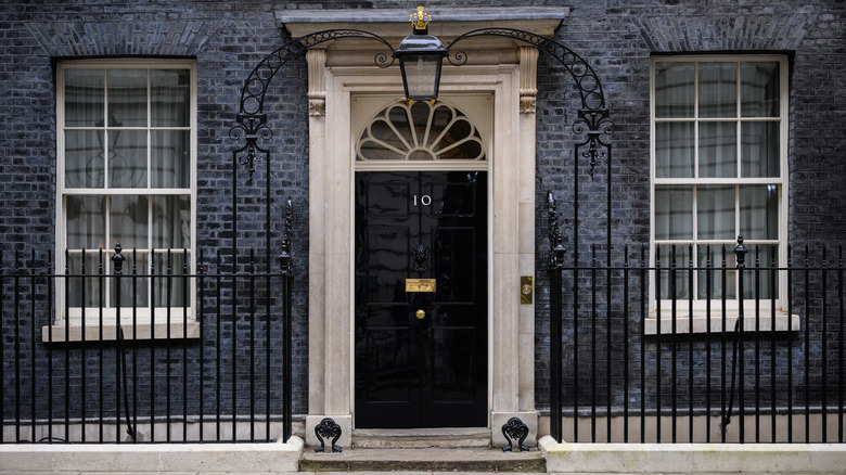 Front door of No. 10 