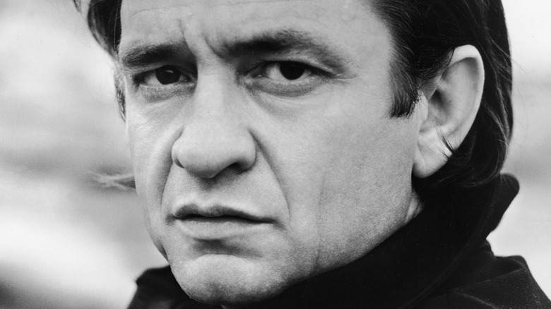 Johnny Cash black and white