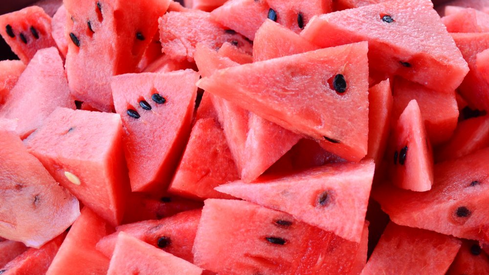 cut pieces of waterrmelon